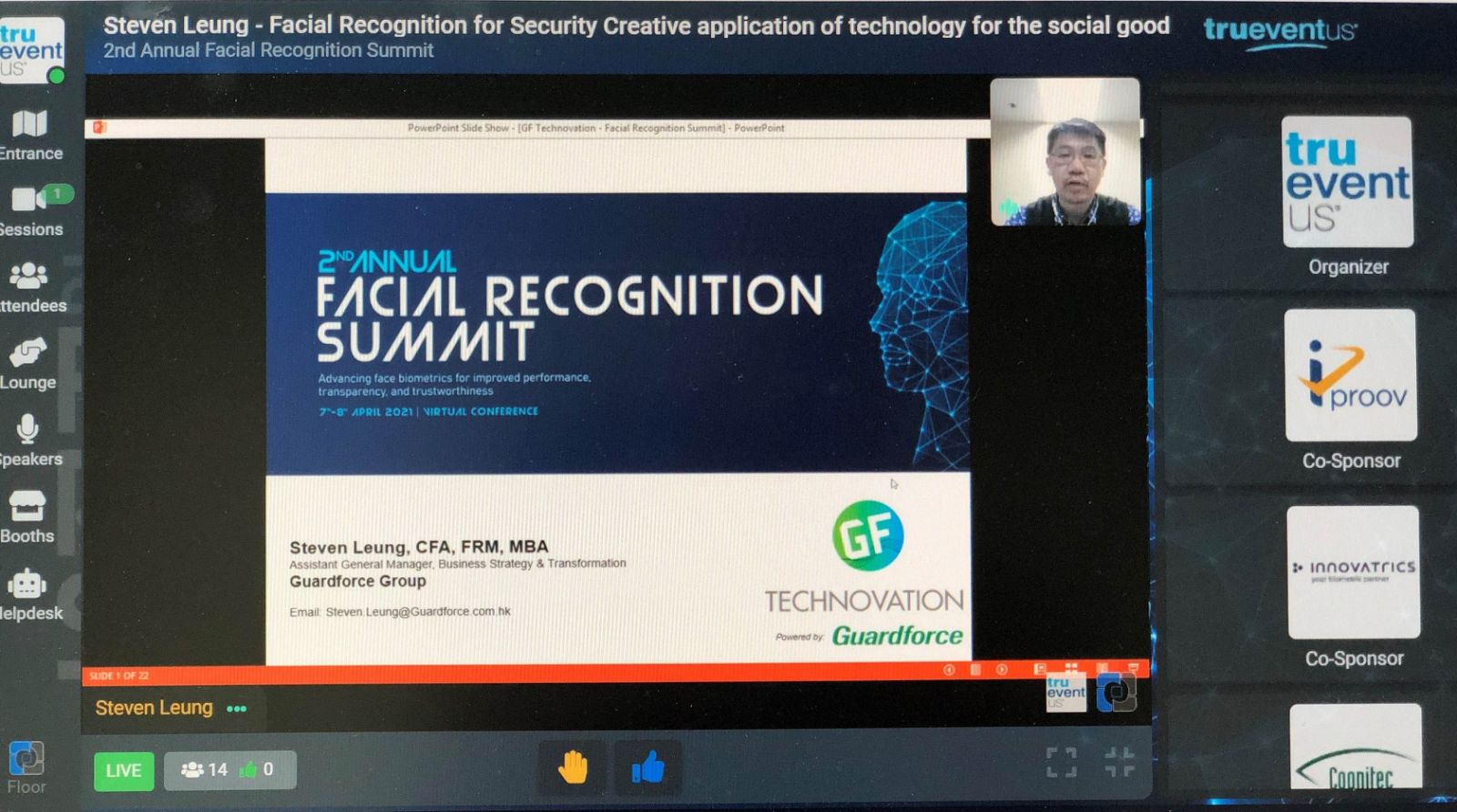 2nd Annual Facial Recognition Summit | opening - Guardforce | 9 Apr 2021